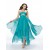 Empire High Low Strapless Beaded Long Blue Chiffon Prom Evening Formal Party Dresses/Maternity Evening Dresses ED010555