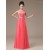 A-Line High Neck Beaded Long Chiffon Prom Evening Formal Party Dresses ED010559