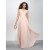 A-Line V-Neck Beaded Long Chiffon Prom Evening Formal Party Dresses ED010577