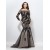 Vintage Appliques Trumpet Bateau Neck 3/4-Length Sleeves Long Prom Evening Formal Party Dresses ED010586