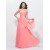 A-Line V-Neck Long Chiffon Prom Evening Formal Party Dresses ED010590