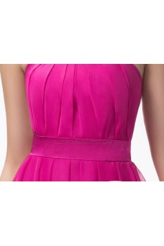 Sheath/Column Strapless Long Chiffon Prom Evening Formal Party Dresses ED010598