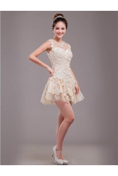 Elegant Short Jewel Prom Evening Cocktail Homecoming Dresses ED010610