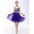 A-Line Strapless Short Purple Sequin Prom Evening Formal Party Dresses ED010652