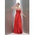 A-Line Strapless Beaded Long Red Prom Evening Formal Party Dresses ED010656