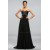 Empire Sweetheart Beaded Long Black Chiffon Prom Evening Formal Party Dresses Maternity Evening Dresses ED010683