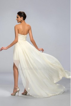 High Low Sweetheart Lace and Chiffon Prom Evening Formal Party Dresses ED010684