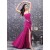 Trumpet/Mermaid One-Shoulder Split-Front Beaded Long Prom Evening Formal Party Dresses ED010695