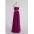 Sheath/Column Strapless Beaded Long Chiffon Prom Evening Formal Party Dresses ED010757