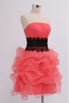 Short/Mini Strapless Lace Prom Evening Formal Party Dresses ED010761