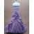 A-Line Strapless Court Train Long Prom Evening Formal Party Dresses ED010766