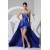 High Low Sweetheart Beaded Blue Prom Evening Dresses ED010779