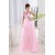A-Line Long Pink Prom Evening Dresses ED010786