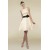 A-Line Bateau Short Prom Evening Bridesmaid Dresses ED010793