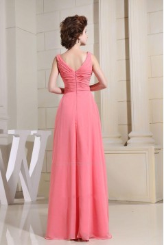 Beaded Long Chiffon Prom Evening Dresses ED010800