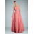 A-Line Sweetheart Beaded Long Pink Chiffon Prom Evening Dresses ED010812