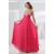 A-Line Spaghetti Strap Beaded Long Chiffon Prom Evening Formal Dresses ED010859