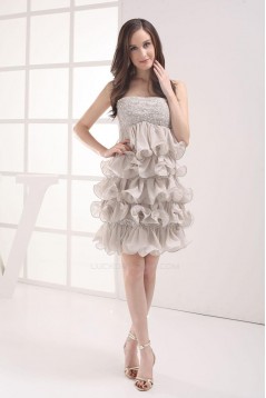 Short/Mini Strapless Cocktail Prom Evening Formal Dresses ED010878