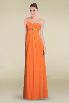 Empire Sweetheart Long Chiffon Prom Evening Formal Dresses Maternity Evening Dresses ED010898