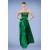 A-Line Strapless Sequins Long Green Prom Evening Formal Dresses ED010903
