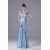Trumpet/Mermaid Cap Sleeve Beaded Long Prom Evening Formal Dresses ED010927