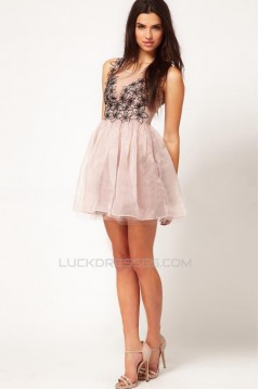 A-Line Short Cocktail Prom Evening Formal Dresses ED010945