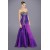 Beaded Long Purple Taffeta Sweetheart Prom Evening Formal Dresses ED010946