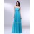 Empire Strapless Long Blue Chiffon Prom Evening Formal Dresses Maternity Dresses ED010973