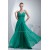 A-Line Chiffon Spaghetti Strap Long Green Prom/Formal Evening Maternity Dresses 02020014