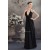 A-Line Floor-Length Halter Beading Chiffon Long Black Prom/Formal Evening Dresses 02020017