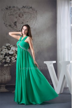 Empire Sleeveless Beading Chiffon Long Prom/Formal Evening Maternity Dresses 02020030
