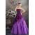 Ball Gown Strapless Floor-Length Sleeveless Purple Prom/Formal Evening Dresses 02020043