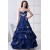 Ball Gown Strapless Taffeta Sleeveless Floor-Length Long Prom Formal Dresses 02020045