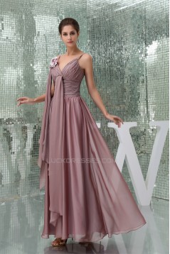 A-Line Chiffon Ruffles Long Prom/Formal Evening Dresses 02020053
