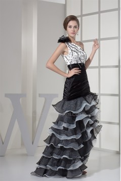 Asymmetrical One-Shoulder Sleeveless A-Line Prom/Formal Evening Dresses 02020060