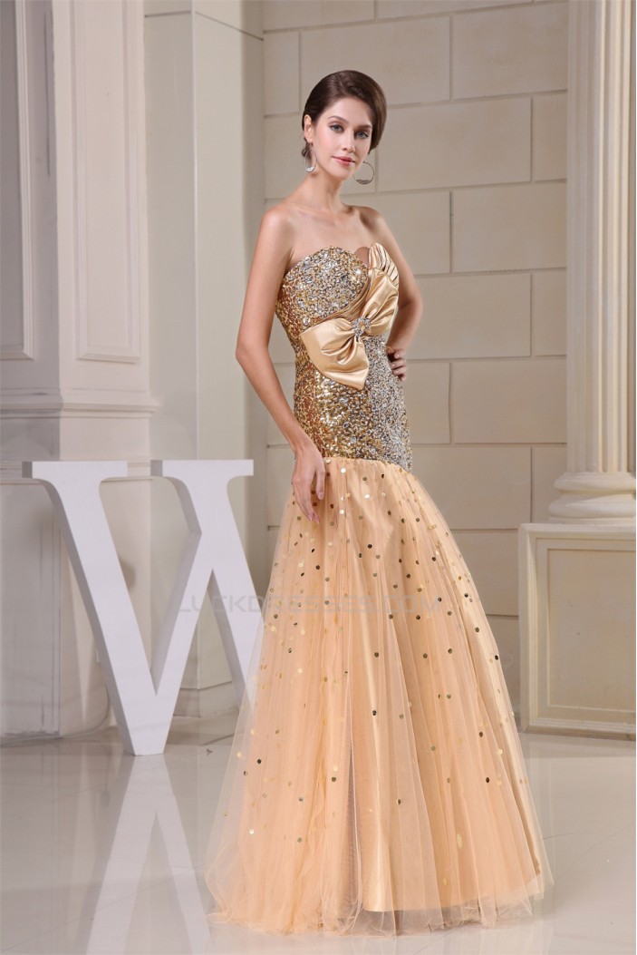 Beading Sleeveless Floor-Length Sweetheart Sequins Long Prom/Formal Evening Dresses 02020094