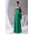Beading Sleeveless Strapless Floor-Length Long Green Evening Formal Bridesmaid Dresses 02020097