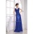 Beading Square A-Line Floor-Length Illusion Sleeves Sequins Prom Evening Formal Dresses 02020099