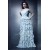 Sheath/Column One-Shoulder Long Chiffon Prom Evening Party Dresses 02021001