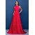 A-Line Long Red Prom Evening Party Dresses 02021004