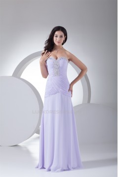 Beading Sweetheart A-Line Sleeveless Chiffon Prom/Formal Evening Dresses 02020101