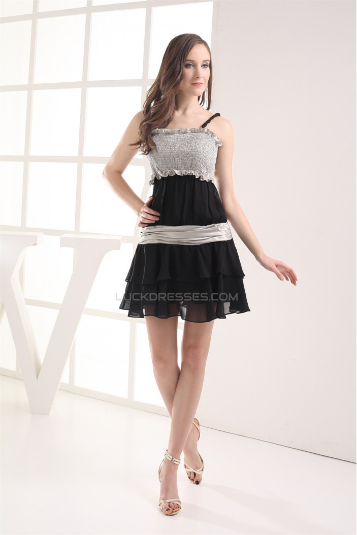 A-Line Chiffon Ruched Sleeveless Prom/Formal Evening Dresses 02021017