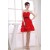 A-Line Chiffon Sweetheart Handmade Flowers Evening Party Bridesmaid Dresses 02021024