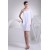 Beading Short/Mini Chiffon Little White Dresses 02021049