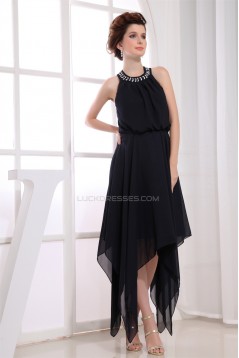 A-Line Chiffon Beading Sleeveless Prom/Formal Evening Dresses 02021051