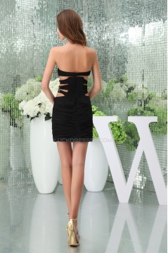 Chiffon Beading Sheath/Column Sleeveless Bridesmaid Dresses 02021069