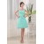 A-Line Knee-Length Square Sleeveless Lace Prom/Formal Evening Dresses 02021090