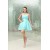 A-Line Satin Organza Ruffles Sleeveless Cocktail Evening Dresses 02021110