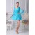Ruffles Chiffon Silk like Satin Short/Mini Prom/Formal Evening Dresses 02021111