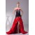 Brush Sweep Train Black Red Long Prom/Formal Evening Dresses 02020113